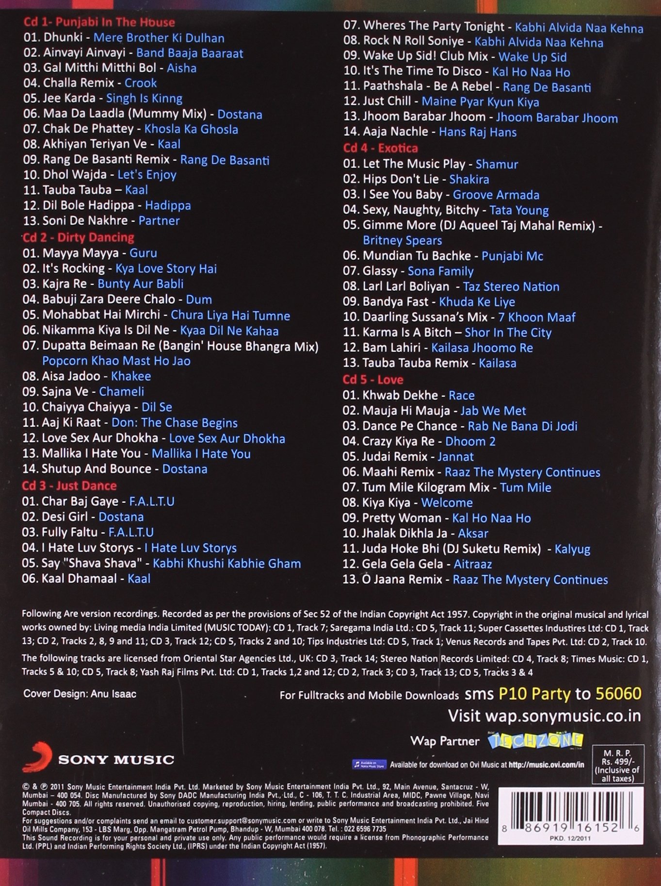 Bollywood Party in a Box - 5-Disc DVD Set for Dance Parties, Movie Nights & Indian Culture Celebrations