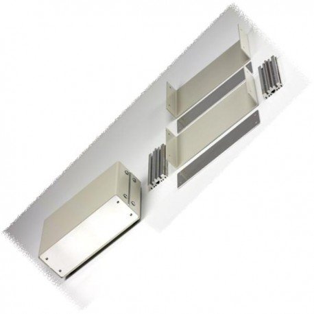 1402FV Gray Aluminum Instrument Enclosure - Durable Weatherproof Case for Electronics & Industrial Equipment (1 Pack) - Perfect for Outdoor Use, Lab Testing & Equipment Protection