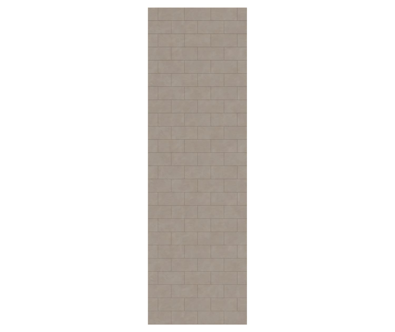 32 x 96 Swanstone Metro Subway Tile Glue-Up Bathtub and Shower Single Wall Panel - Waterproof Bathroom Wall Panel for Easy DIY Installation, Perfect for Bathroom Renovation and Shower Surrounds