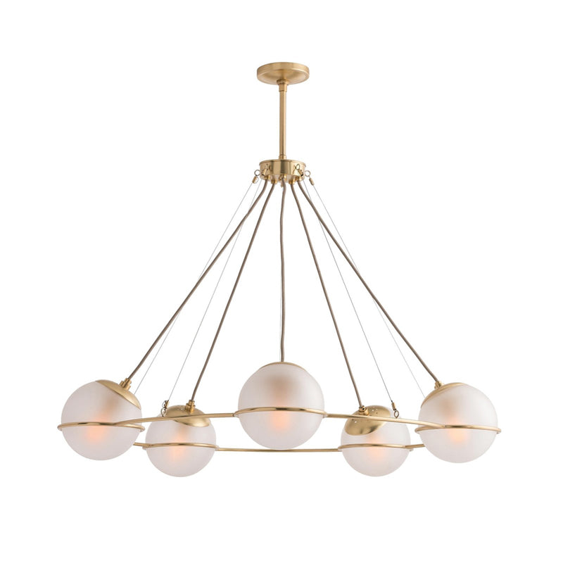 Orion Chandelier - Modern Crystal Ceiling Light Fixture for Dining Room, Living Room & Bedroom | Elegant Home Decor Lighting