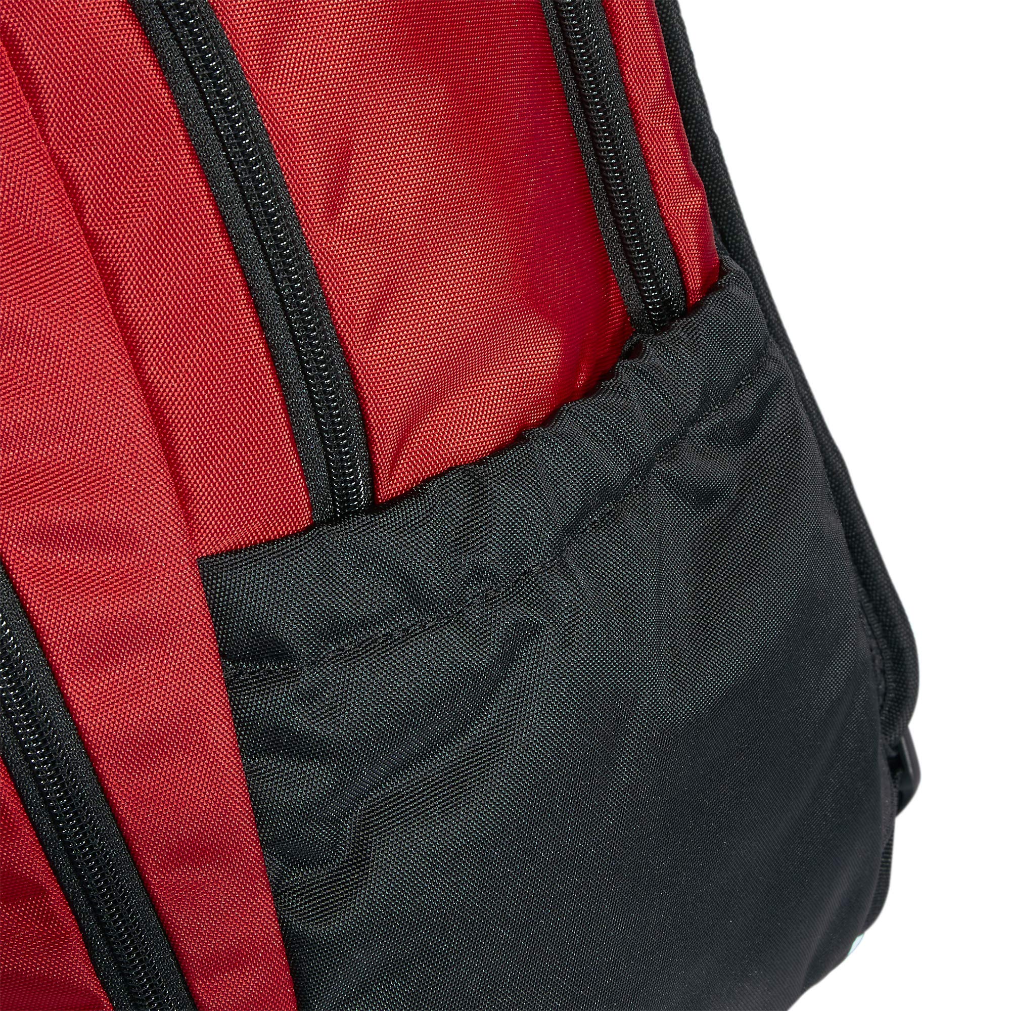 adidas Defender Sports Backpack for Men & Women - Durable Team Power Red Gym Bag with Laptop Compartment | Perfect for Workout, Travel & School