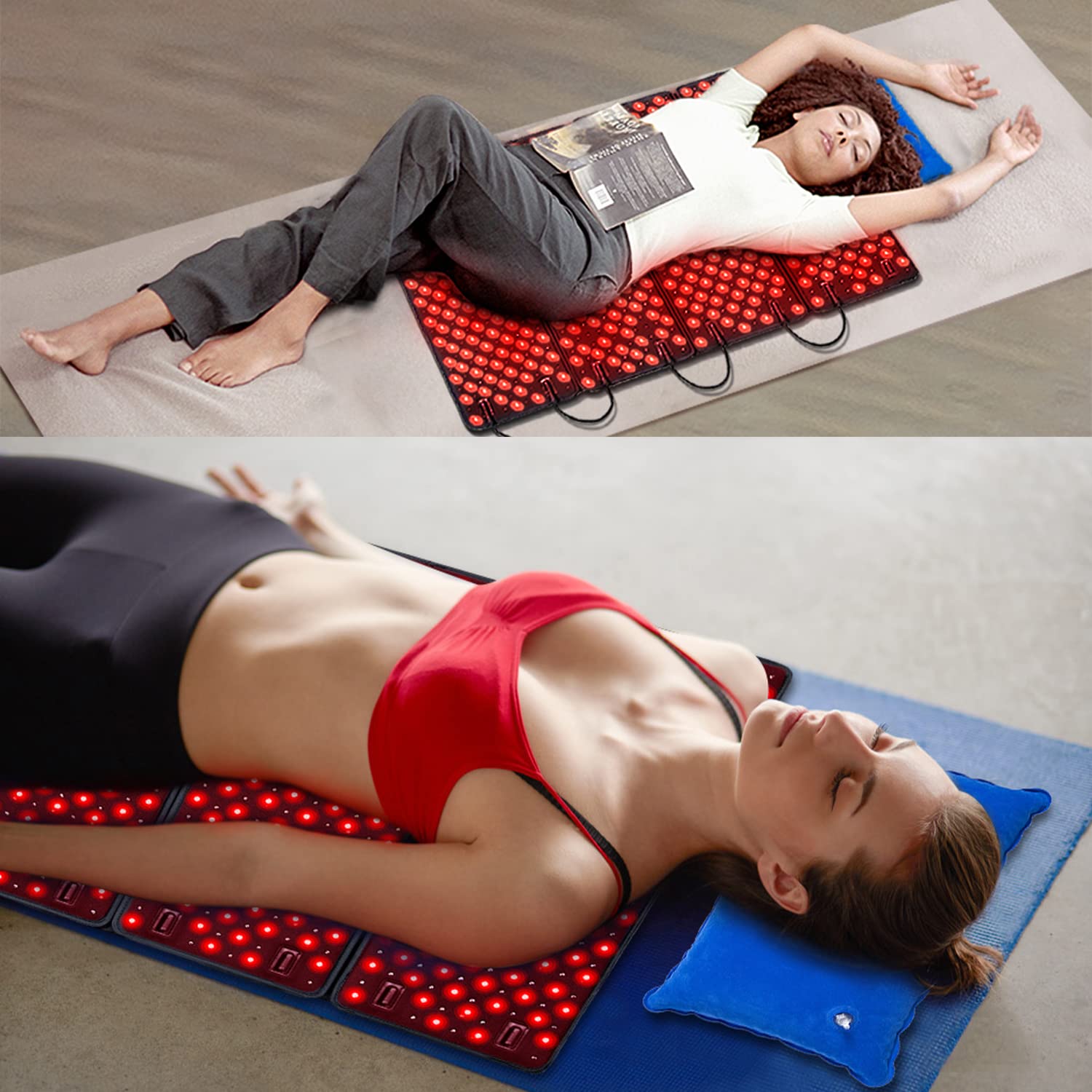 Red Light Therapy Device 660nm & 880nm - Infrared LED Light for Whole Body Pain Relief, Muscle Recovery & Shoulder/Back Therapy | Deep Penetrating Home Use for Joint Pain, Skin Rejuvenation & Relaxation