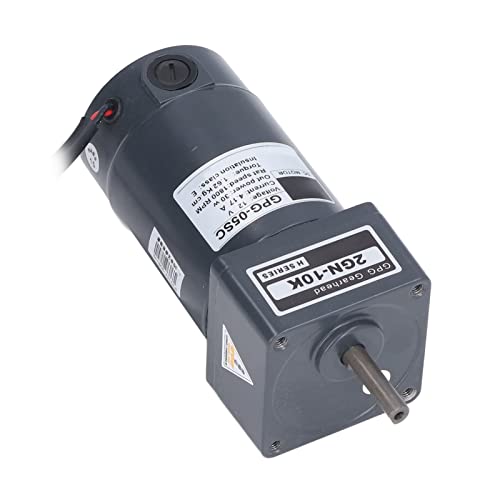 30W DC Gear Motor - Adjustable Speed Micro Motor for DIY Toys, Robotics, and Small Electronics Projects