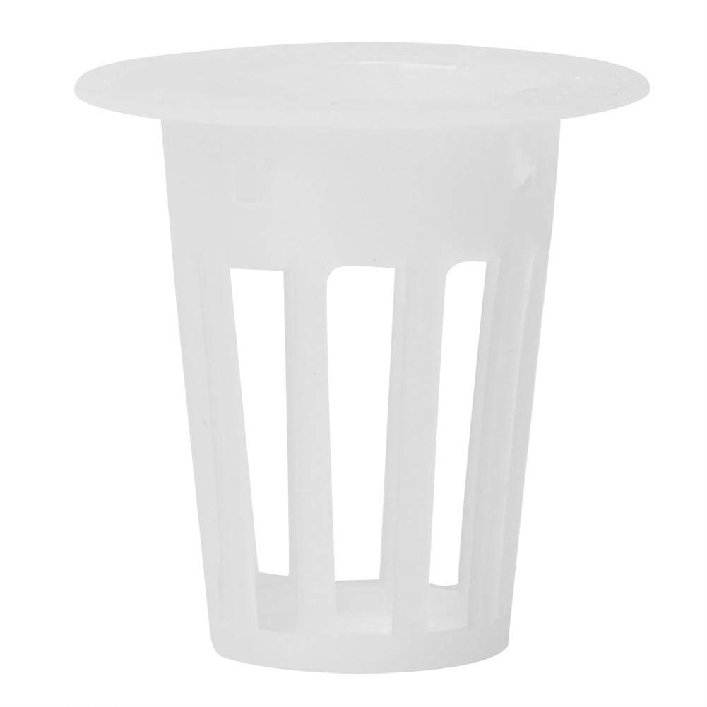100 Pcs Hydroponic Plant Pots - Reusable PP Mesh Baskets for Soilless Cultivation of Flowers, Fruits & Vegetables | Ideal for Indoor Gardening, Greenhouse Growing & Hydroponic Systems