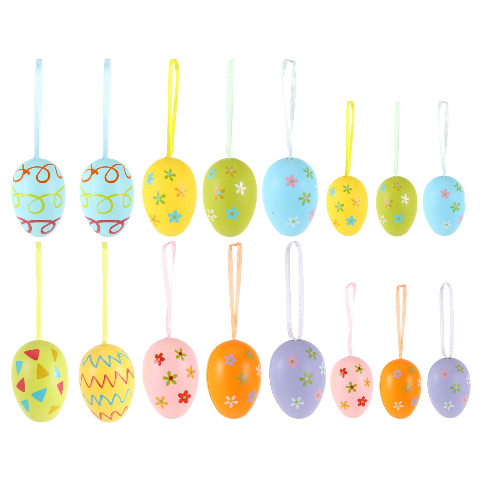 ABOOFAN 24pcs Easter Egg Decorations - DIY Painting Craft Kit for Kids, Party Favors & Easter Activities (Random Styles) - Perfect for Easter Egg Hunts, Classroom Projects & Spring Celebrations