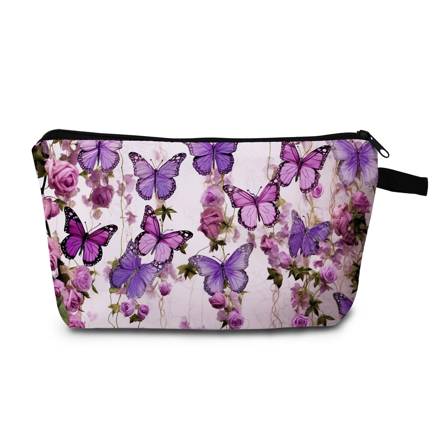 Butterfly Makeup Bag for Women Travel - Cosmetic Organizer for Gifts & Daily Use