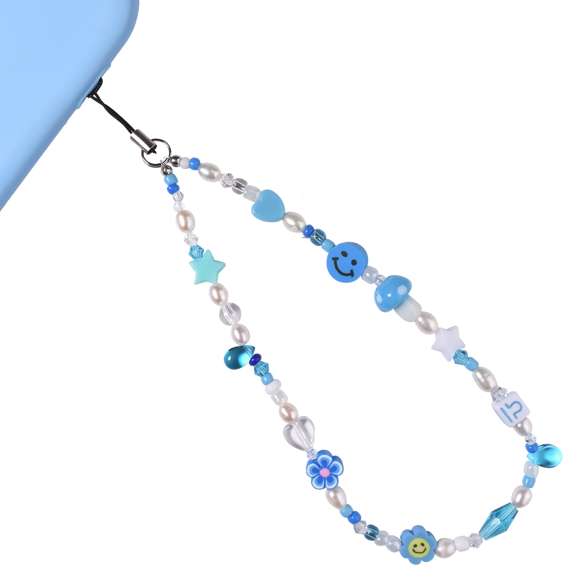 AULSIEY Beaded Phone Charm - Personalized Constellation Phone Lanyard & Wrist Strap - Handmade Keychain for Phone, Keys & More - Perfect for Gifts, Office, Travel & Everyday Use