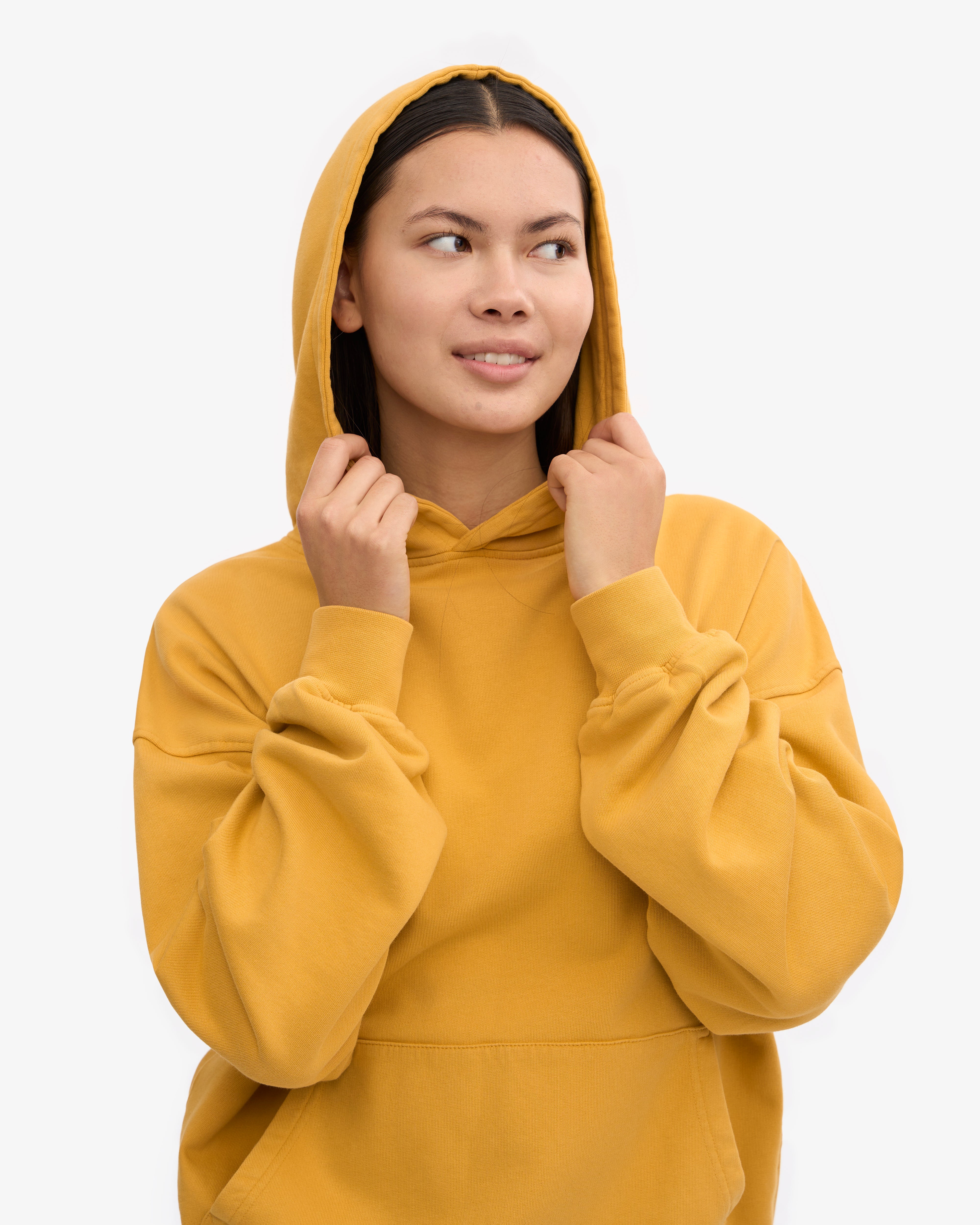 Organic Oversized Hoodie - Soft & Cozy Burned Yellow Pullover for Men & Women | Perfect for Casual Wear, Loungewear & Outdoor Activities