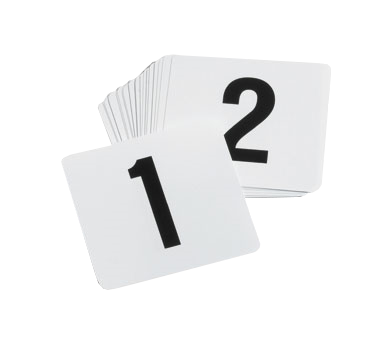 TableCraft 1-100 Plastic Number Cards Set - Durable Counting Cards for Classroom, Bingo Games & Math Learning Activities
