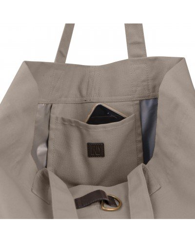 Eco-Friendly Iris Natural Lunch Bag - Reusable & Insulated for Work, School & Picnics - Multiple Colors Available