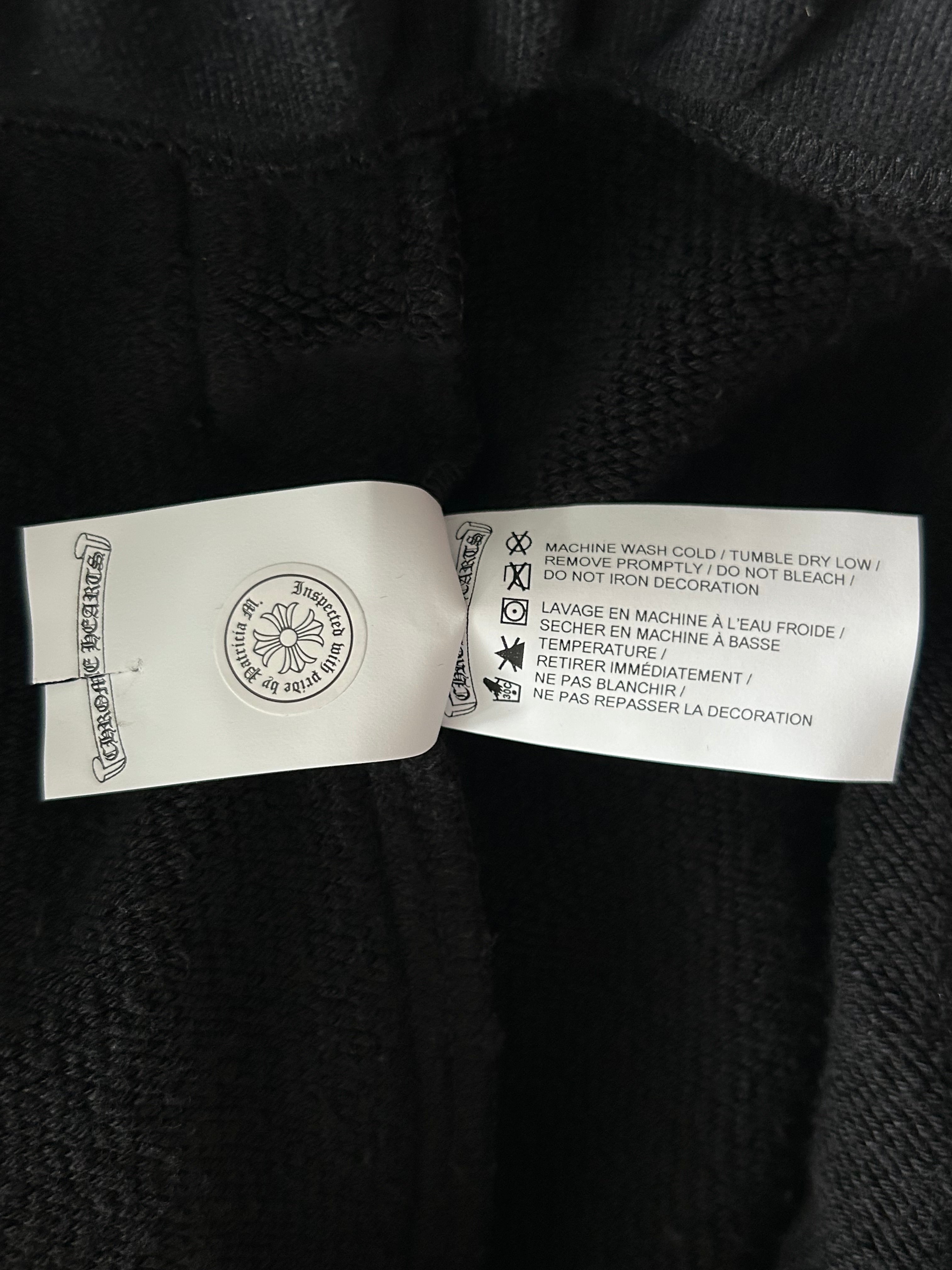 Chrome Hearts Black CH Logo Embroidered Sweatpants for Men - Luxury Streetwear Joggers for Casual Wear & Gym