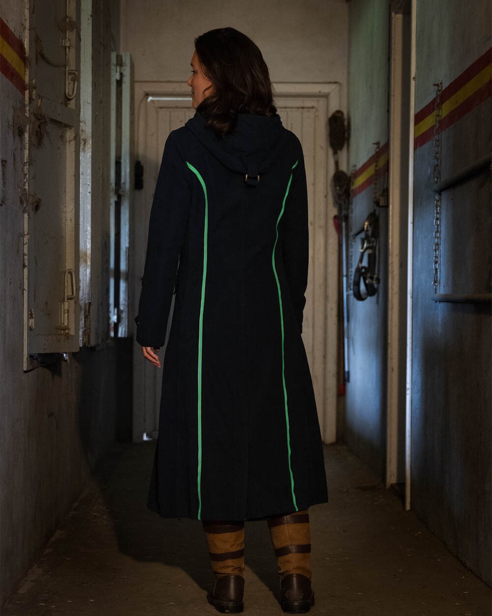 Baleno Kensington Women's Long Riding Coat - Waterproof Equestrian Jacket for Horseback Riding & Outdoor Activities | Perfect for Winter & Rainy Days