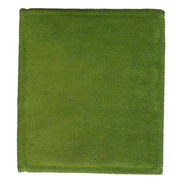 KR Strikeforce Premium Leather Shammy Pad - Shamrock Green Microfiber Car Detailing Cloth for Streak-Free Cleaning & Polishing - Perfect for Cars, Motorcycles, Windows & Household Surfaces