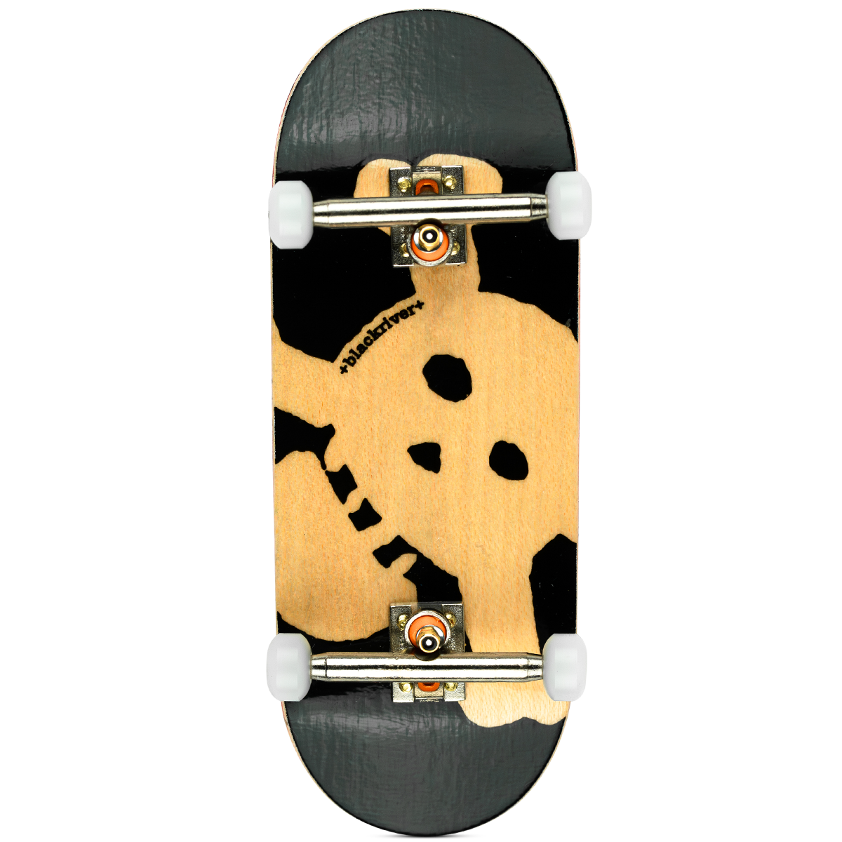 Blackriver Fingerboard Complete - Professional Finger Skateboard with New Skull Design - Perfect for Skateboarding Enthusiasts & Collectors