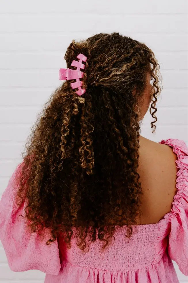 Peonies Please Medium Hair Clip - Floral Hair Accessory for Women & Girls, Perfect for Weddings, Parties & Everyday Wear