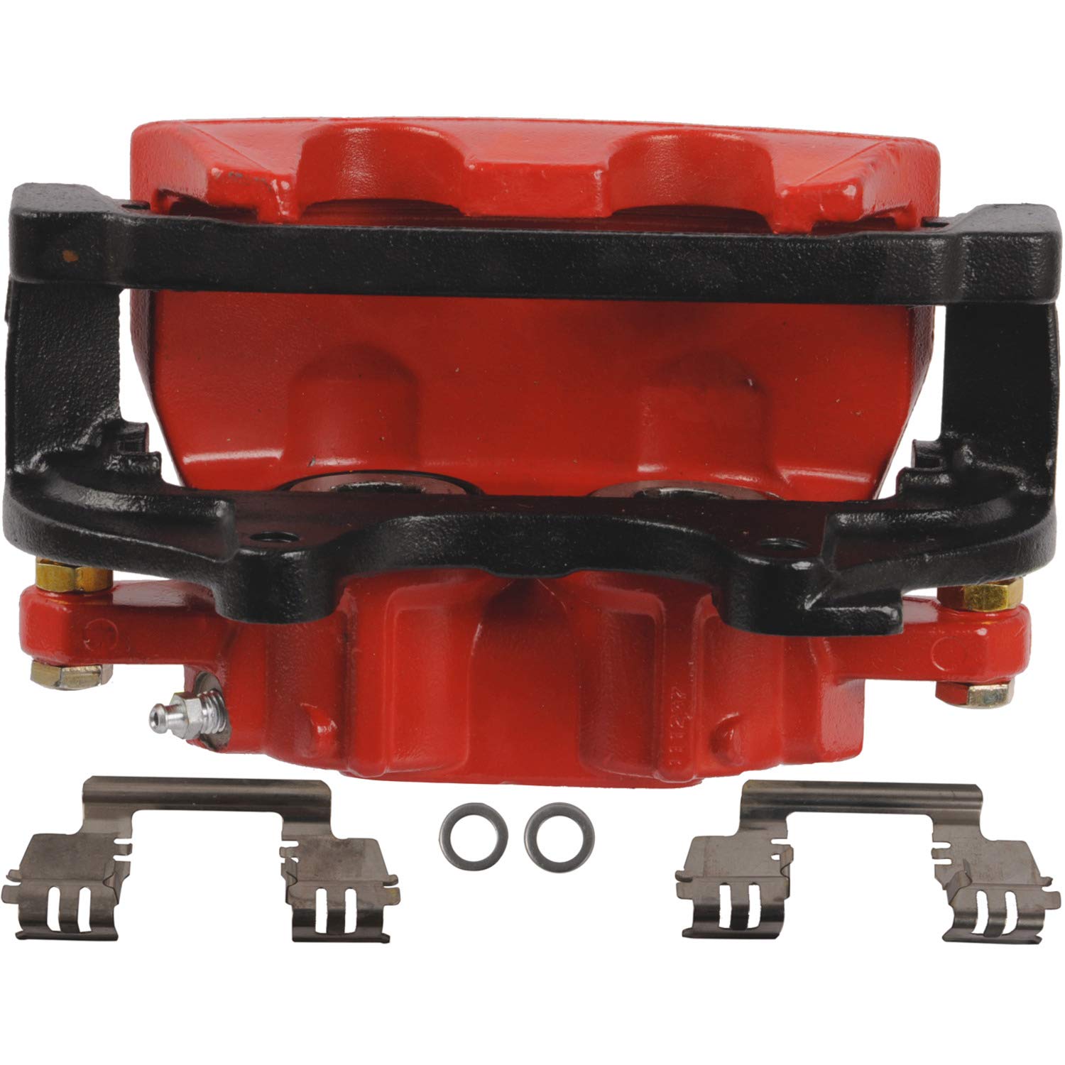 Cardone 18-5017XR Remanufactured Unloaded Disc Brake Caliper with Red Powder Coating - Perfect for Ford, Chevy & Dodge Vehicles - DIY Auto Repair & Brake System Upgrades