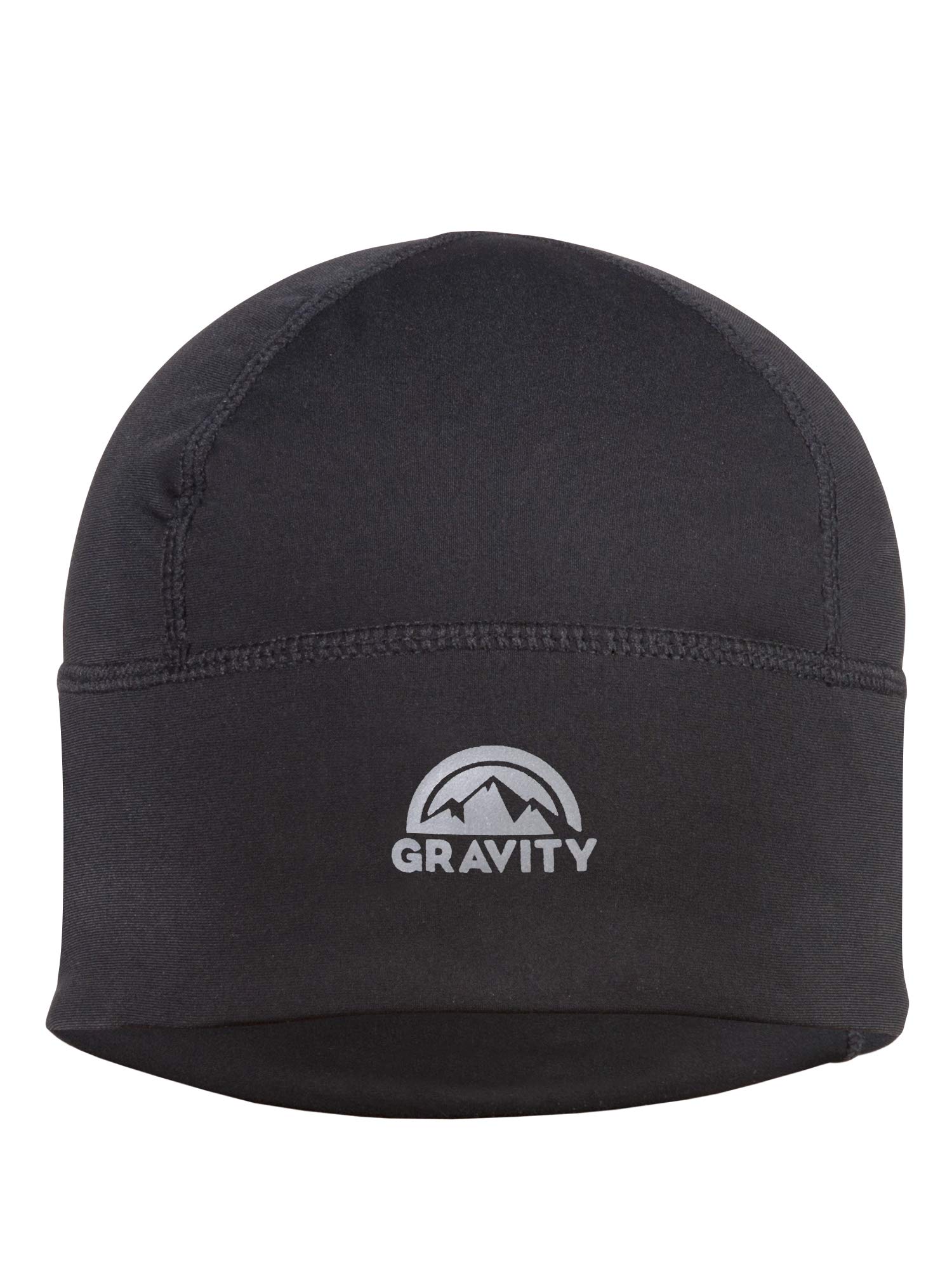 Gravity Outdoor Co. Cycling Helmet Liner Skull Cap - Breathable Moisture Wicking Bike Headwear for Men & Women - Perfect for Road Biking, Mountain Cycling & Commuting (Black)