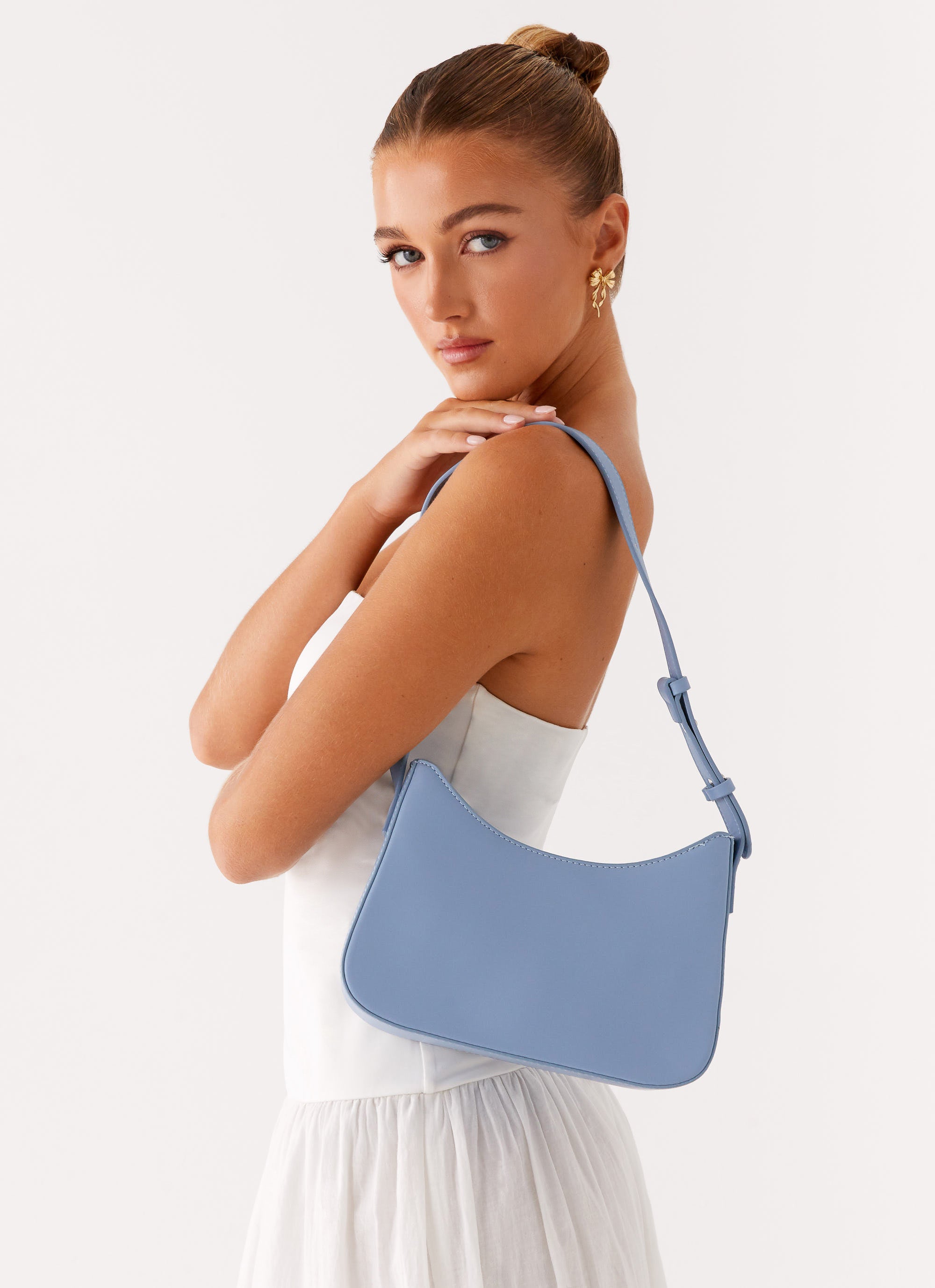 Franklin Blue Shoulder Bag for Women & Men - Lightweight & Durable Crossbody Bag for Travel, Work, and Everyday Use