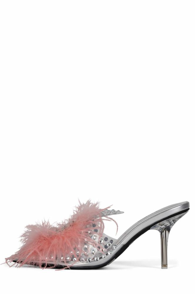 Jeffrey Campbell Women's Fairy F Pink Platform Sandals - Trendy Chunky Heel Summer Shoes for Casual Outings & Date Nights