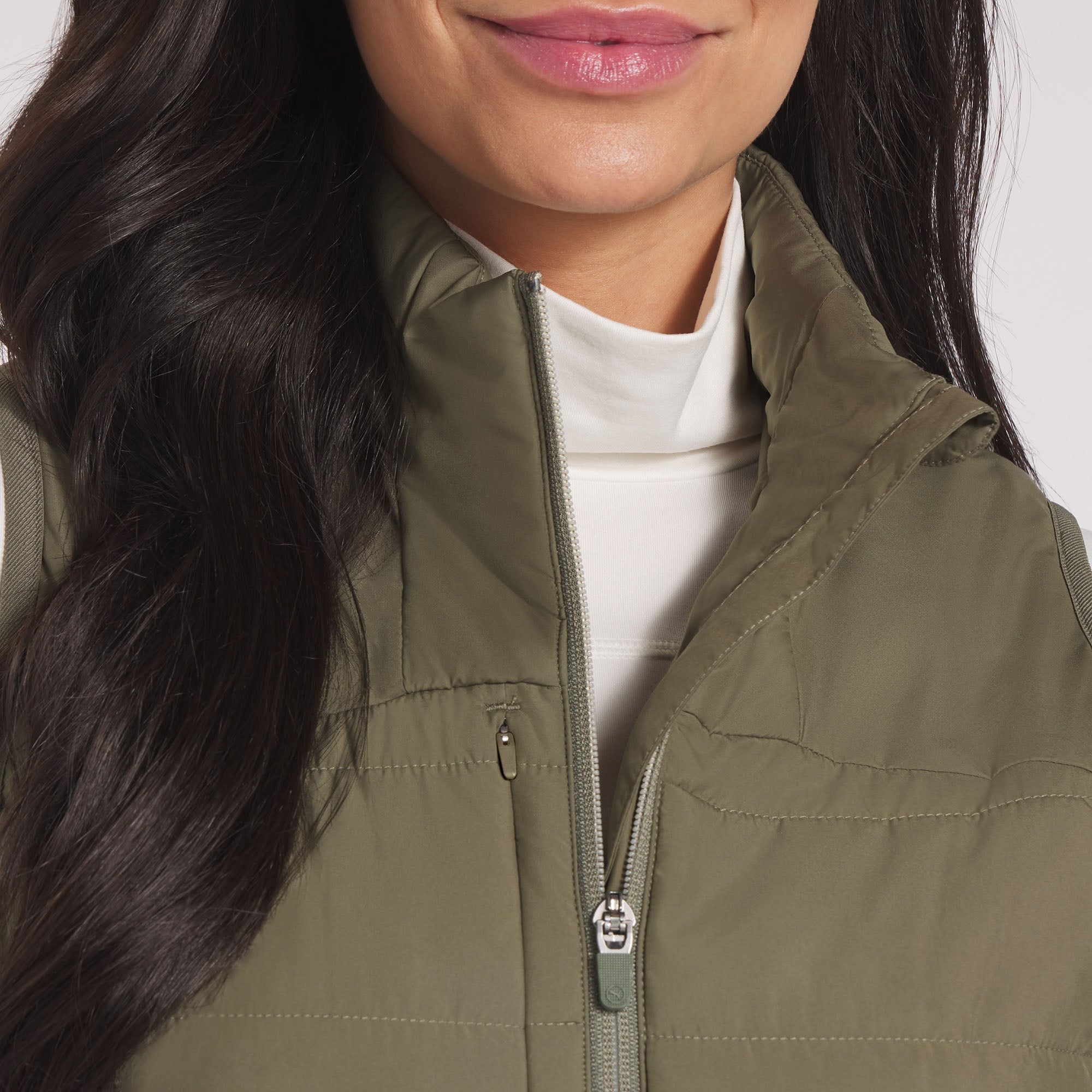 Women's Kyley Quilted Golf Vest - Lightweight Puffer Jacket for Golfing, Hiking & Outdoor Activities | Water-Resistant Winter Warm Coat