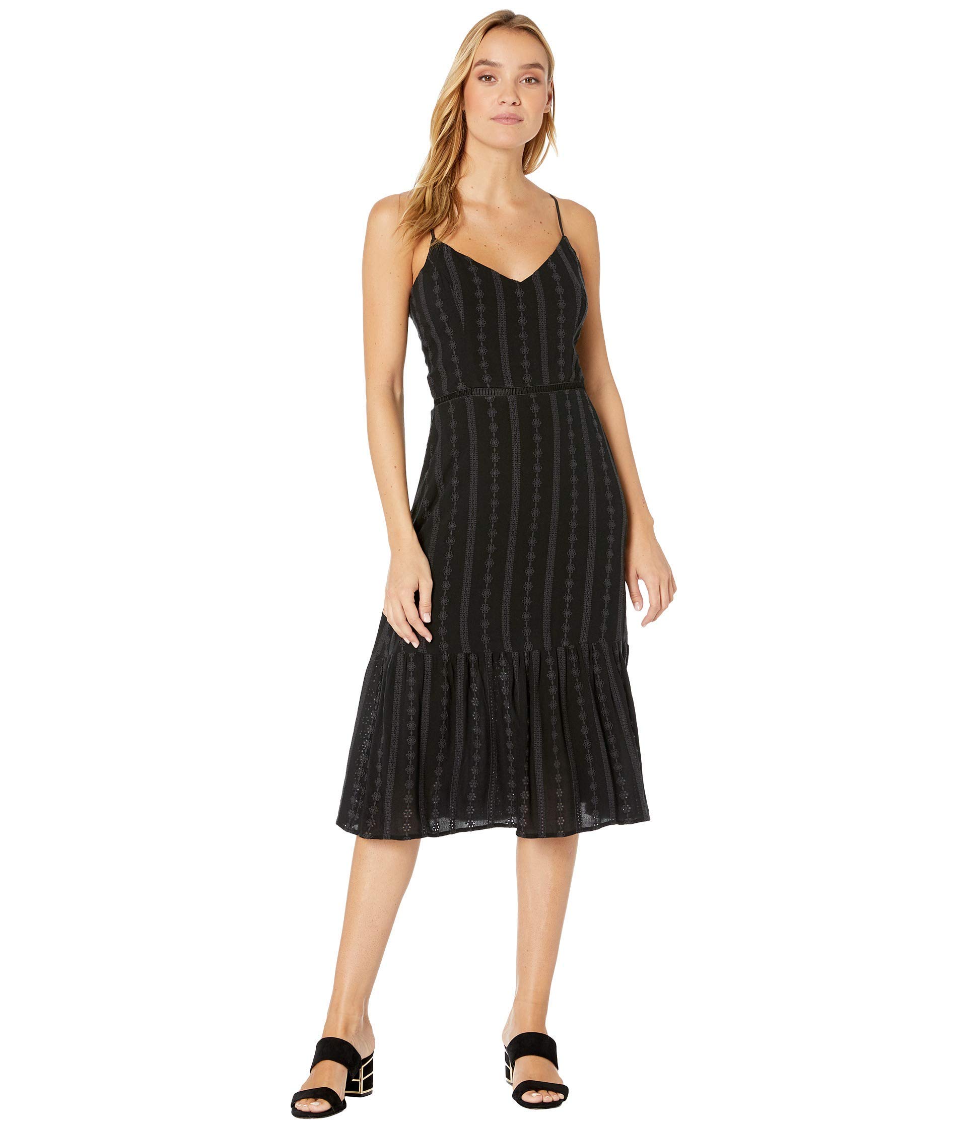 Jack Women's You Thread My Mind Crepe Midi Dress - Elegant Floral Print A-Line Dress for Casual Outings, Date Nights & Summer Parties