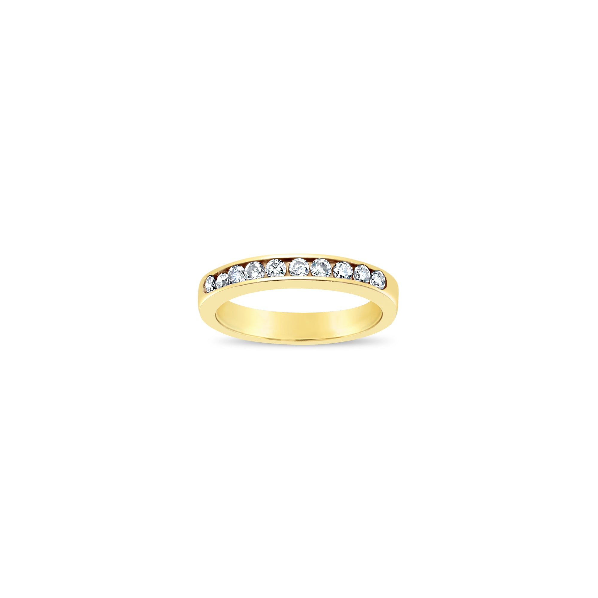 1/3 Carat Channel Set Diamond Wedding Band - 2.5mm Wide Comfort Fit Ring for Women, Perfect for Engagement, Anniversary & Bridal Jewelry Gifts