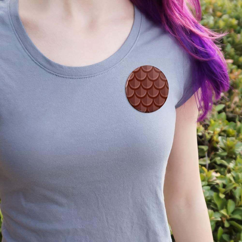 Dragon Scales Pinback Button - Unique Badge for Cosplay & Collectors