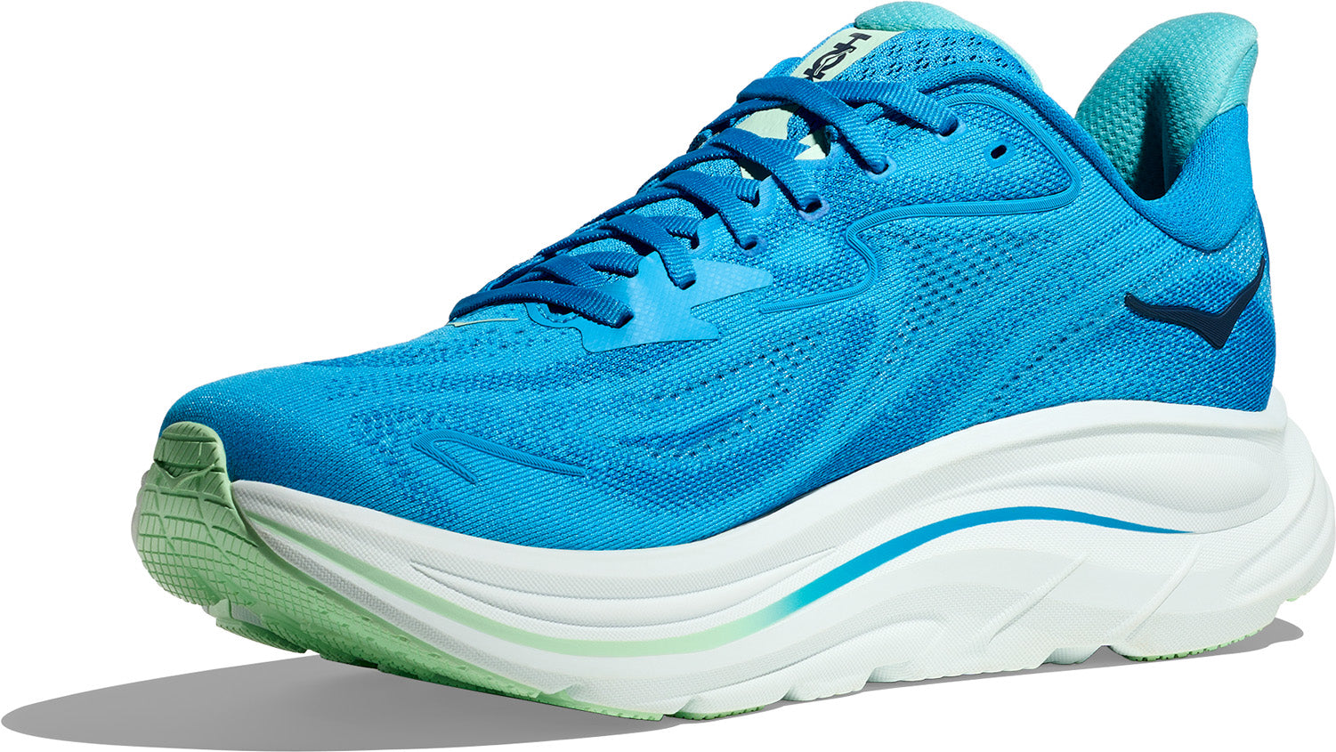 Clifton 10 Wide Men's Running Shoes - Lightweight Cushioned Road Running Sneakers for Jogging, Training & Marathon - HOKA One One