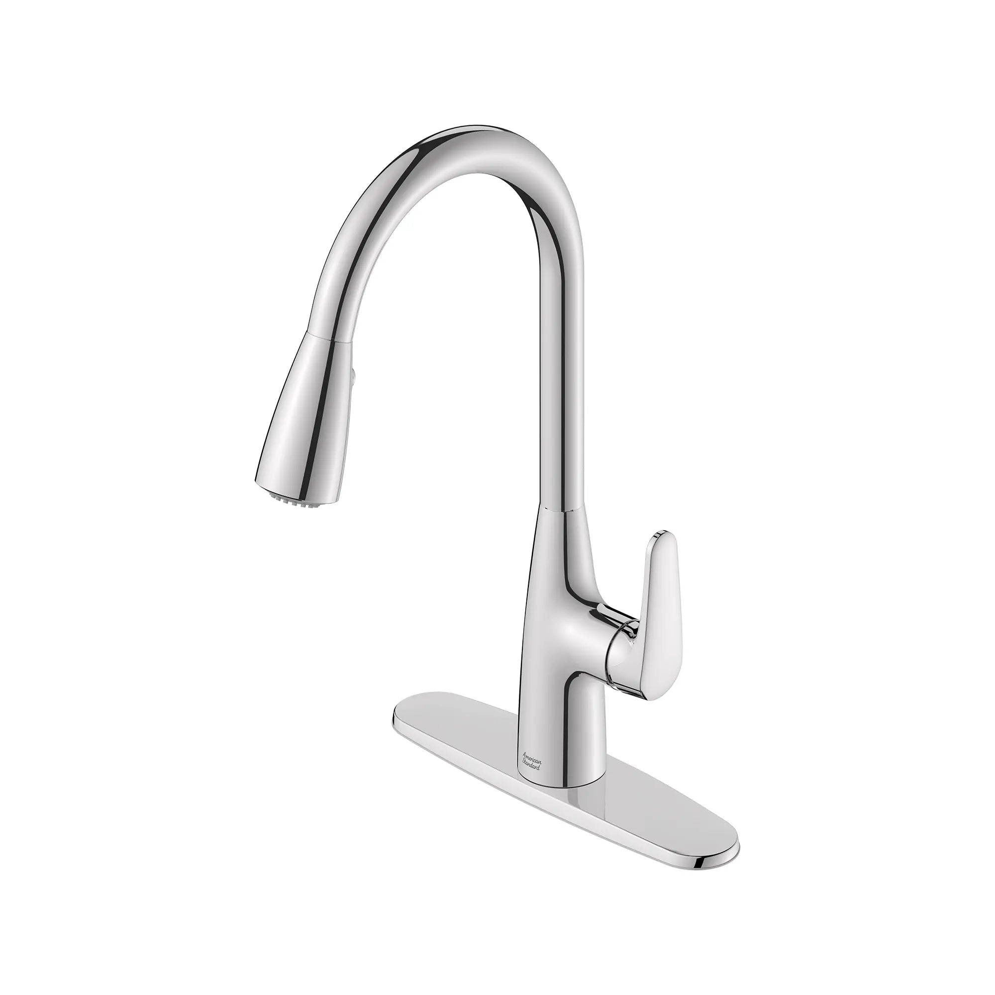 Colony PRO Single Handle Pull Down Dual Spray Kitchen Faucet - 1.5 GPM/5.7 LPM Low Flow, Lead-Free Brushed Nickel - Perfect for Modern Kitchens & Easy Dishwashing
