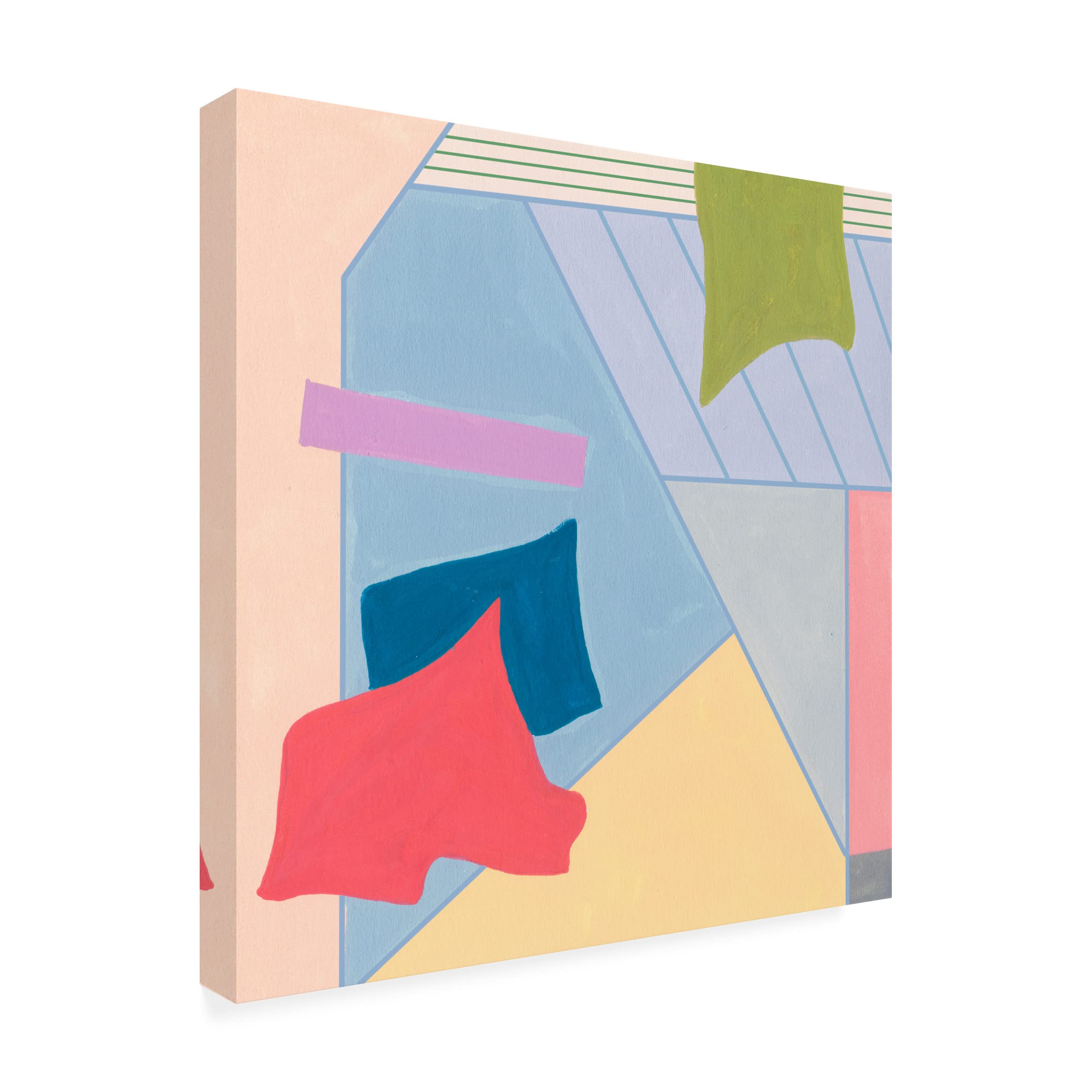 Trademark Fine Art 'Radiant Light V' Abstract Canvas Wall Art by Melissa Wang - Modern Home Decor for Living Room, Bedroom & Office