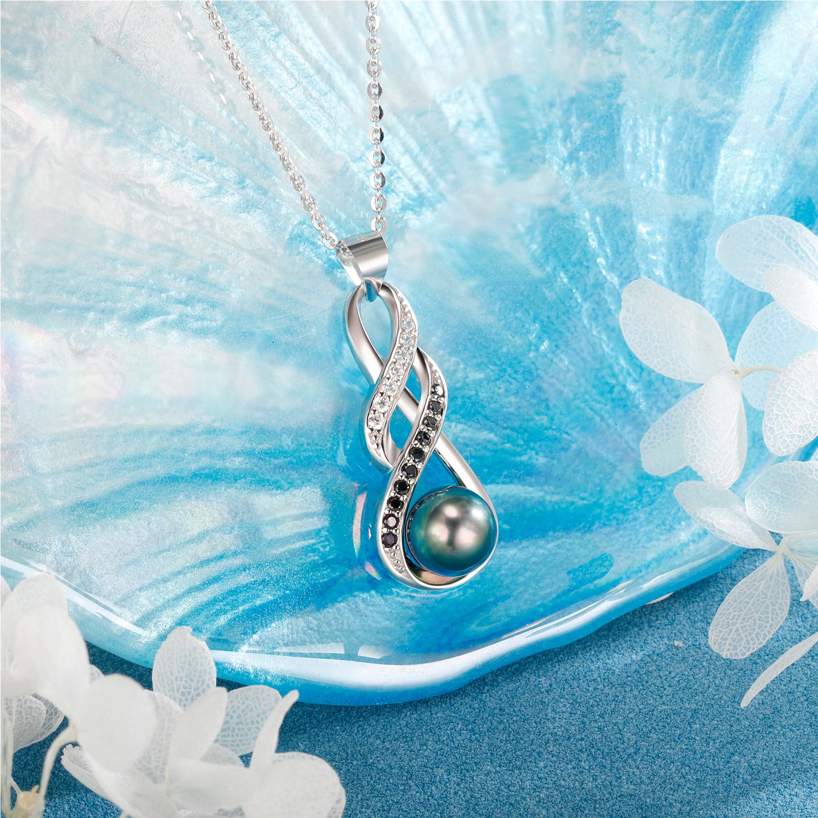 Valentine's Day Gifts for Women - Pearl Jewelry Set for Wife, Grandma, Mother's Day, Anniversary, Birthday & Christmas | Elegant Present for Wedding, Romantic Occasions & Special Celebrations