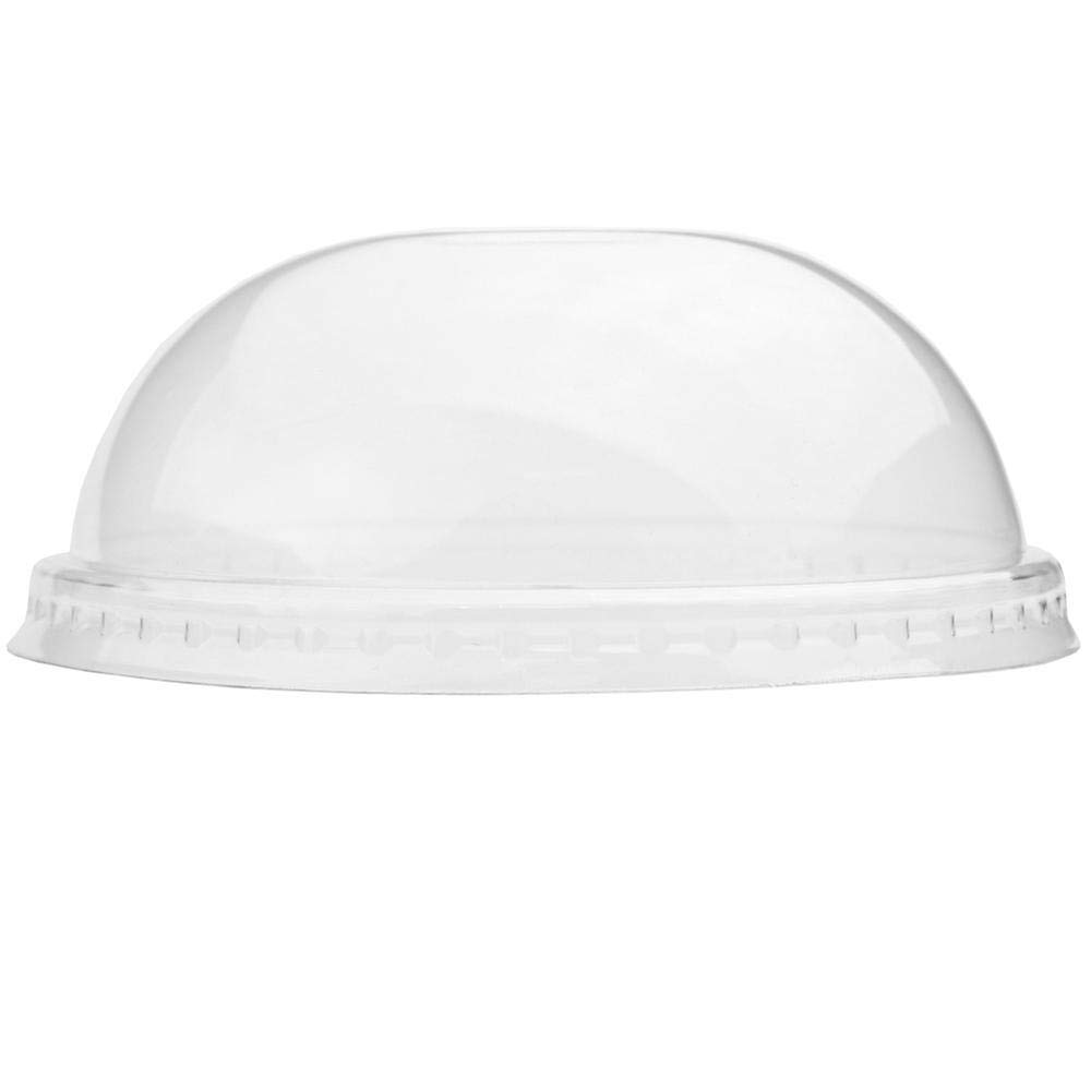 1000 Pack Clear Plastic Dome Lids for 8 oz Cups - Perfect for Frozen Desserts, Yogurt, Smoothies & Takeout Food - Cups Sold Separately - Bulk Disposable Lid Supplies for Ice Cream Shops, Cafes & Restaurants