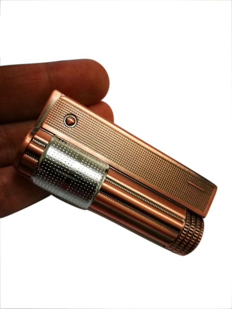 Vintage Red Kerosene Lighter - Old Style Windproof Cigarette Lighter - Made in China - Perfect for Camping, Hiking & Outdoor Adventures