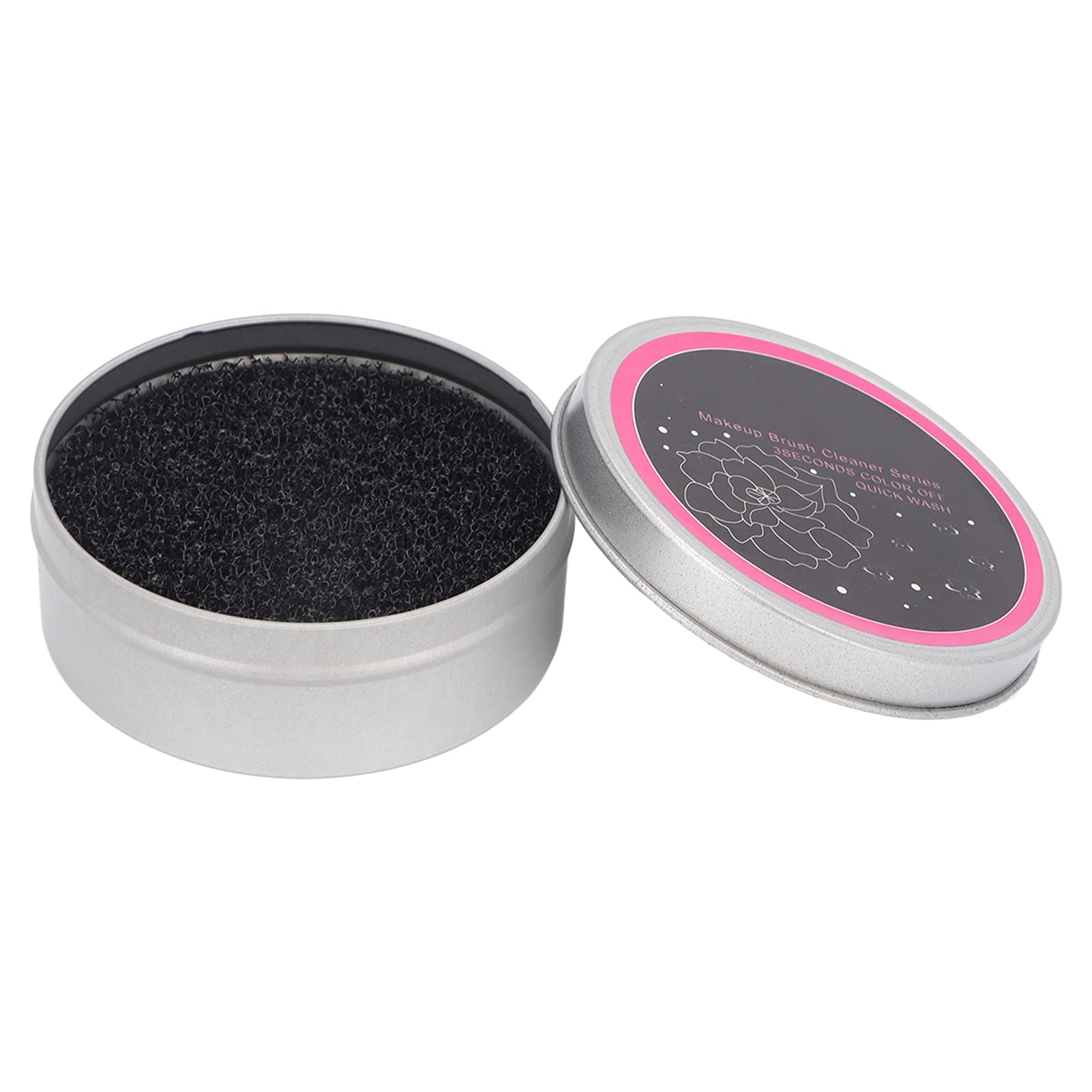 Reusable Dry Makeup Brush Cleaner Sponge - Activated Carbon Color Removal Sponge for Quick Brush Cleaning | Travel-Friendly Makeup Brush Cleaning Kit for Home & Professional Use