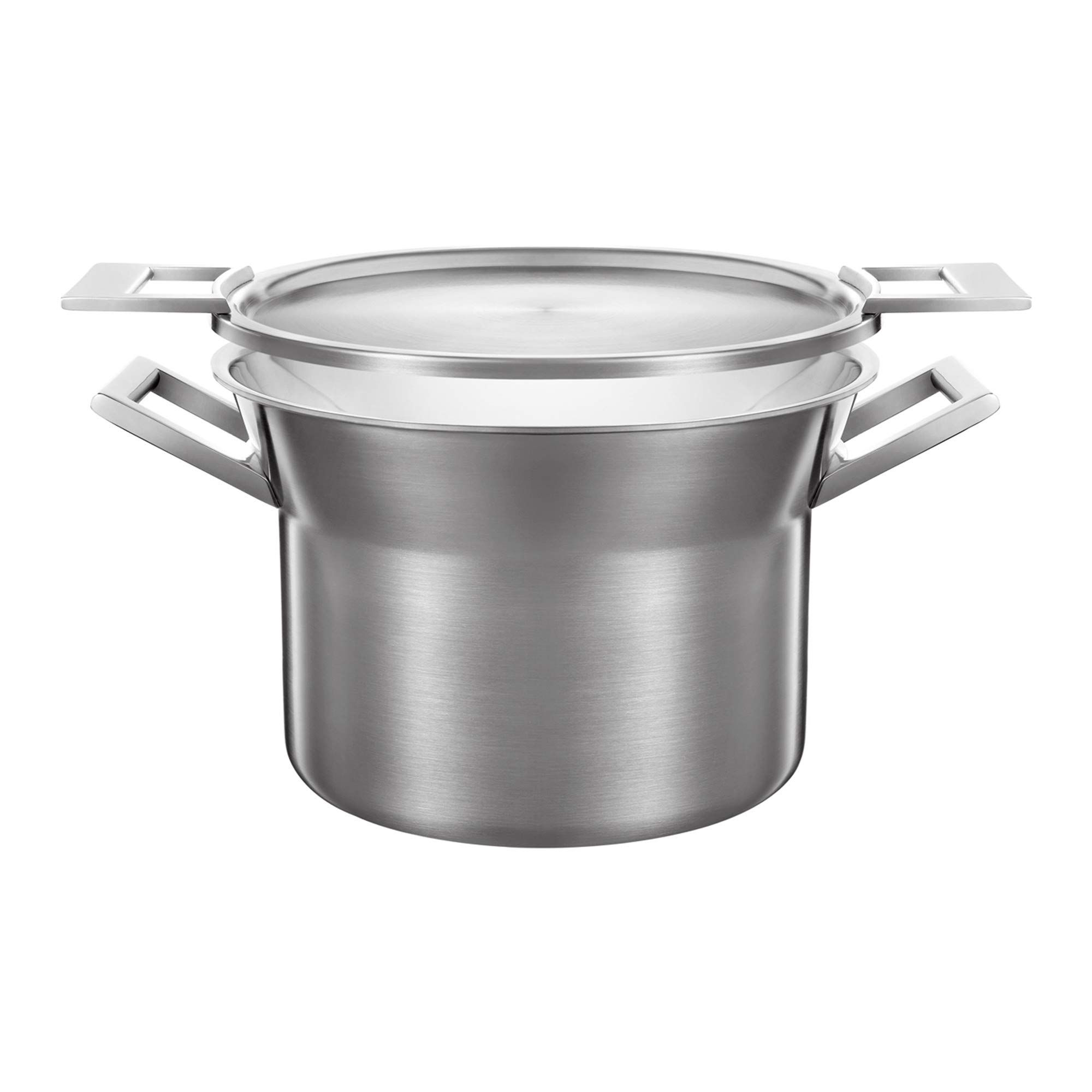 28cm / 8.75L 3-Ply Stainless Steel Stock Pot with Lid - Heavy Duty Cooking Pot for Soups, Stews, Pasta & Canning - Perfect for Home Kitchens & Professional Chefs