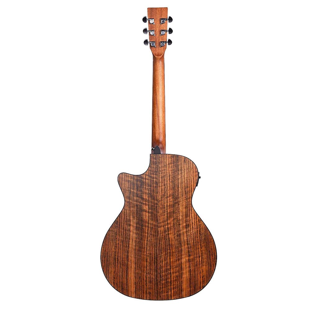 Kadence Acoustica Series Acoustic Electric Guitar - Ash Wood Body with Built-in Pickup & Tuner - Professional Semi-Acoustic Guitar for Beginners to Experts - Perfect for Live Performances, Studio Recording & Home Practice
