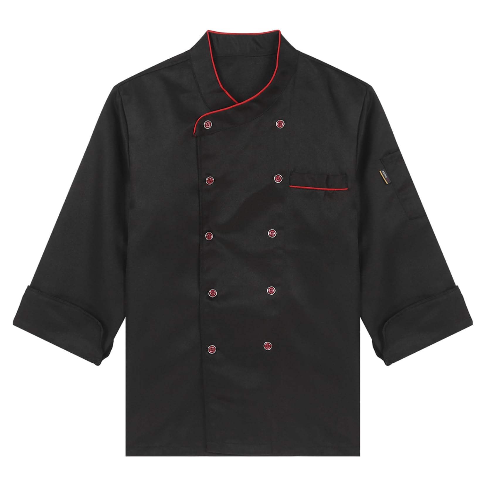 Unisex Short Sleeve Chef Coat - Professional Kitchen Cooking Jacket for Men & Women - Restaurant Uniform for Chefs, Bakers & Culinary Students