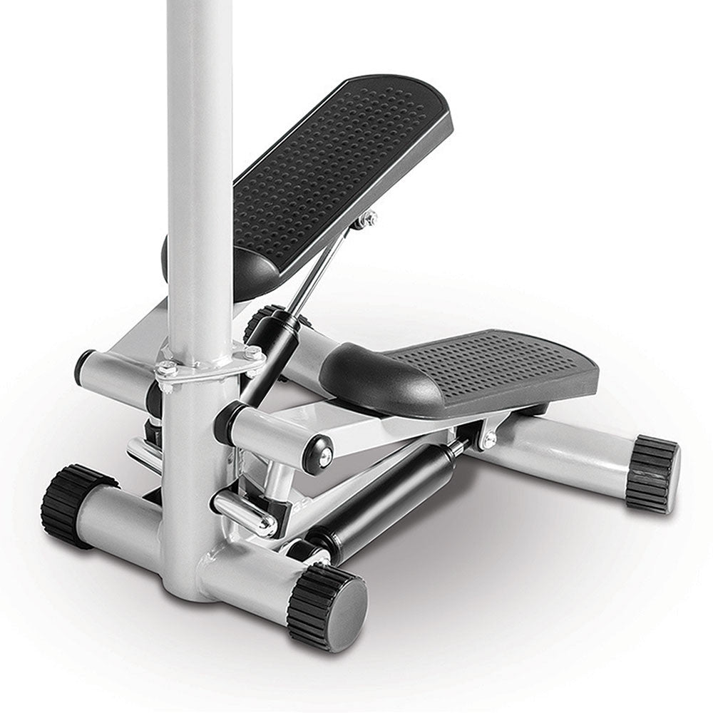 Marcy MS-95 Mini Stepper with Resistance Bands, LCD Display & Assist Handles - Compact Home Cardio Workout Equipment for Small Spaces | Perfect for Apartment Fitness & Office Exercise