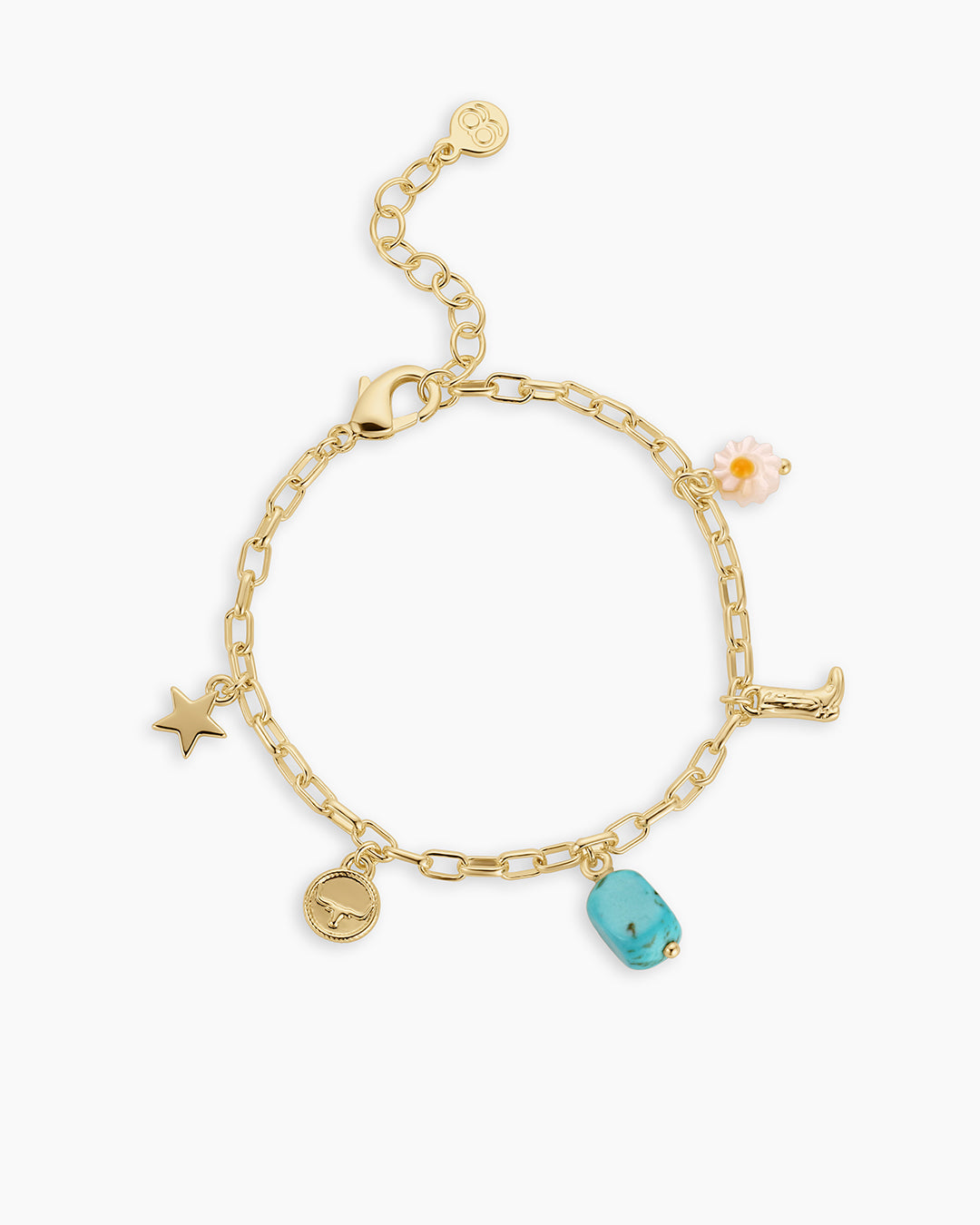 Western Mini Charm Bracelet for Women - Dainty Cowgirl Jewelry - Perfect for Country Concerts, Rodeos & Western Fashion - Gift for Her