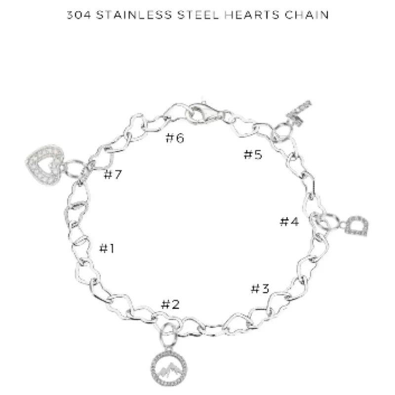 Elegant Charm Bracelet with Assorted Charms - Perfect for Gifts & Special Occasions | $34.00