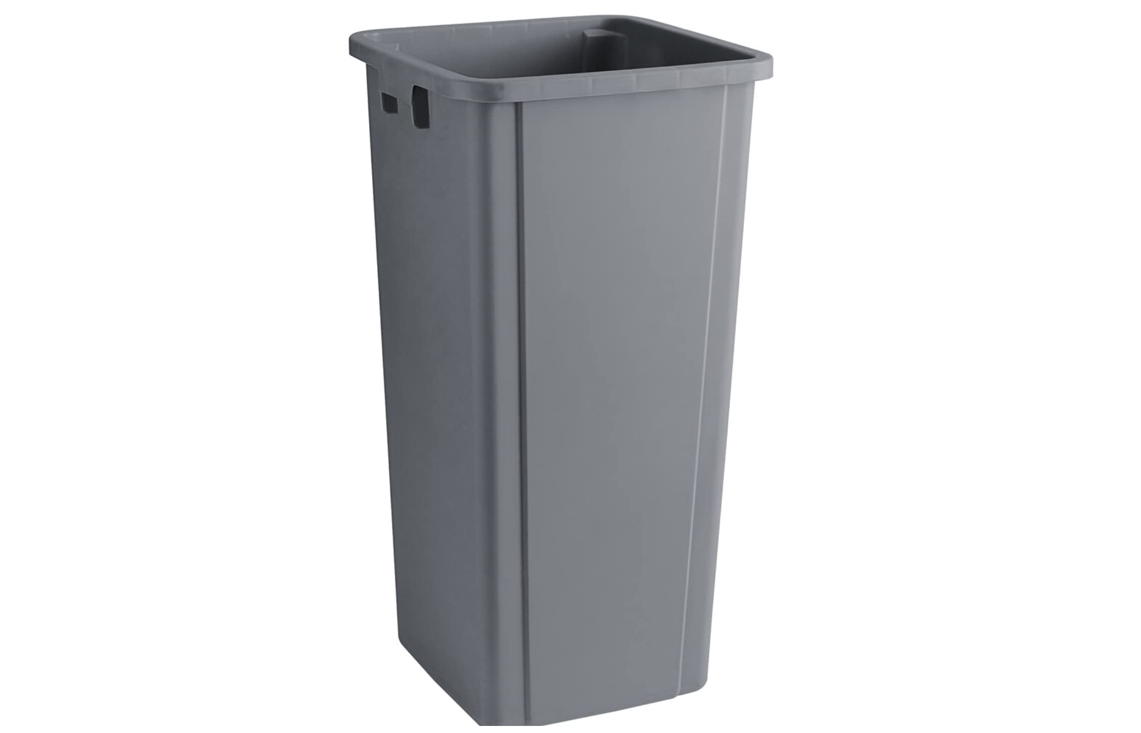 PRO&Family 92 Qt (23 Gallon/87 Liter) Gray Square Touchless Trash Can - Kitchen Garbage Bin, Office Waste Basket, Recycling Container | Durable & Odor-Proof for Home, Restaurant & Commercial Use