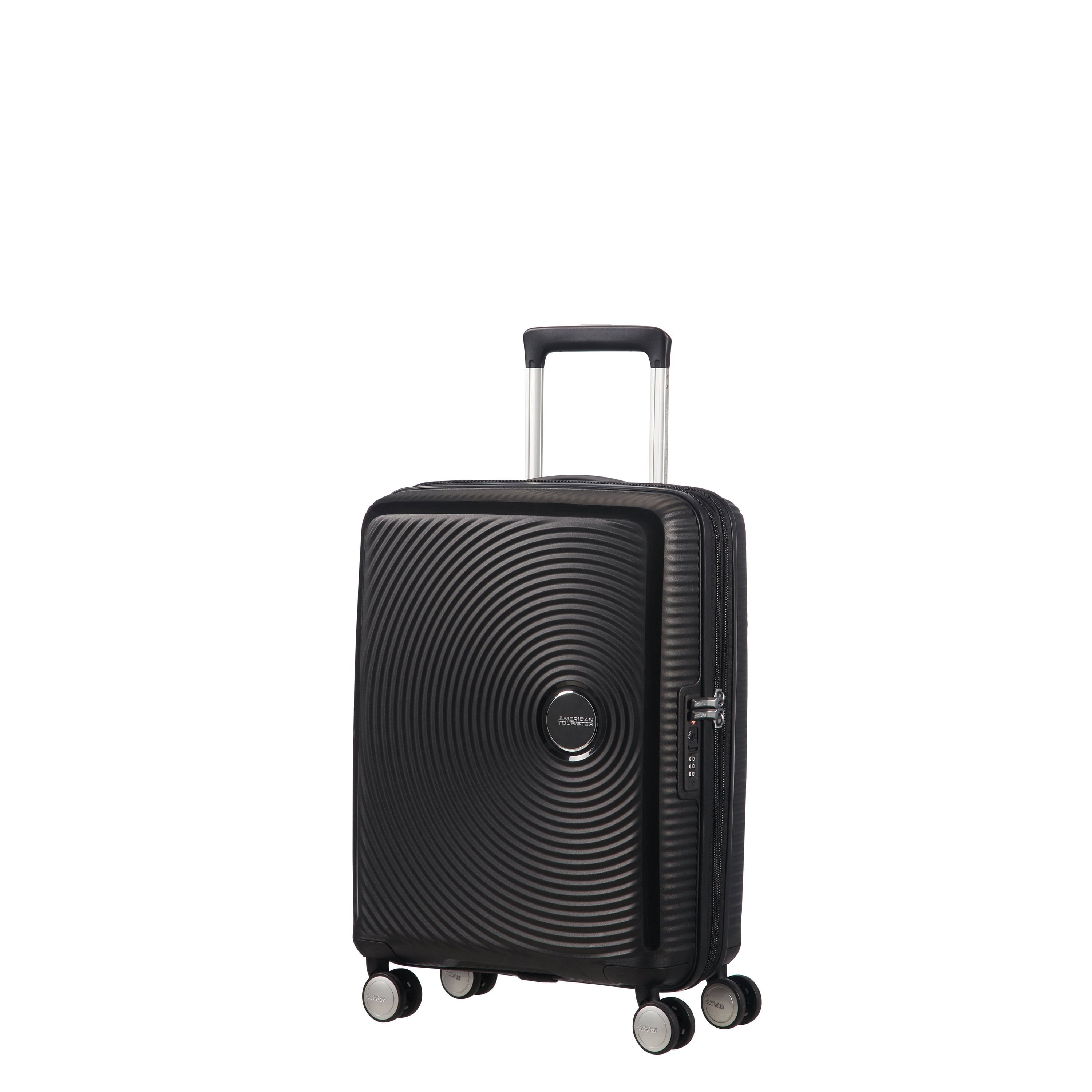 American Tourister Curio Spinner Expandable Carry-On Luggage - Lightweight Hardshell Suitcase for Air Travel, Business Trips & Weekend Getaways