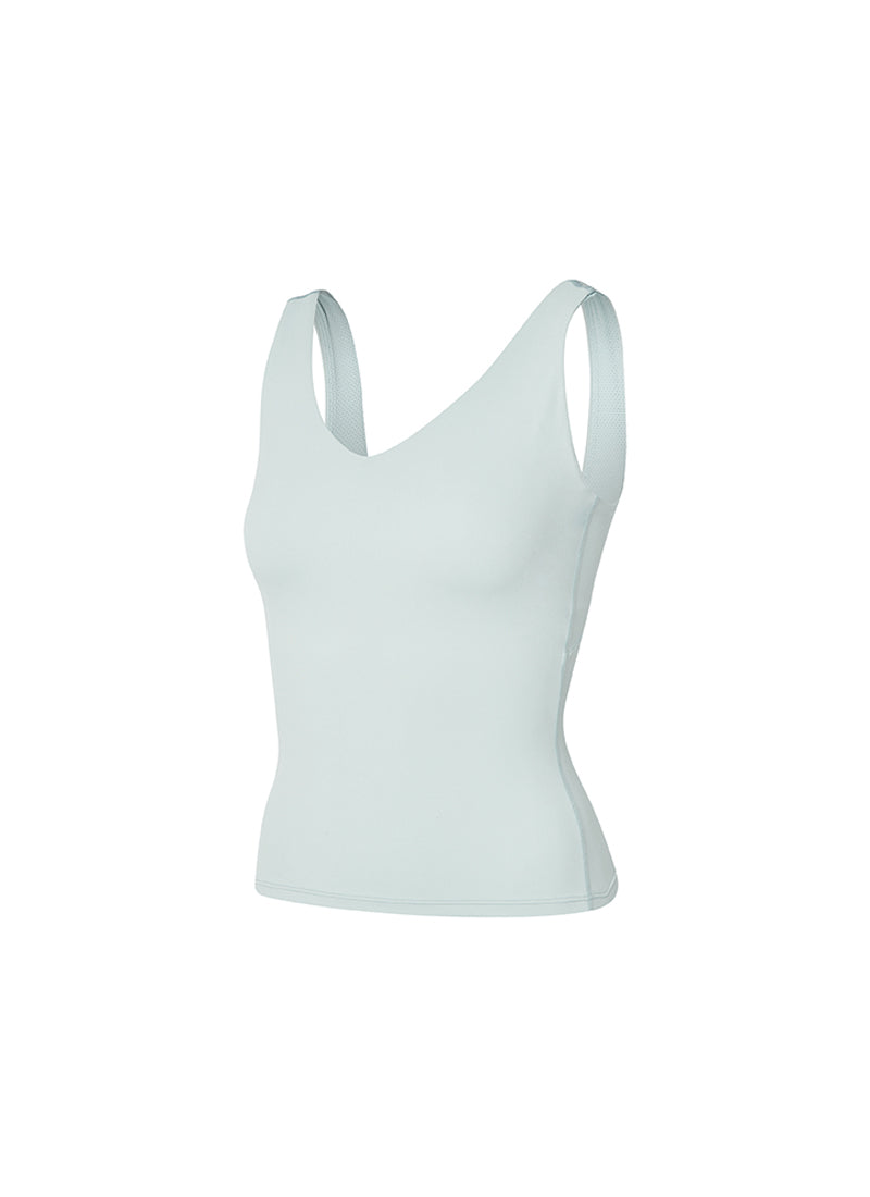 Black Label Signature Breathe V-Neck Tank Top for Women - Soft Breathable Cotton Blend - Casual Summer Wear, Yoga, Gym & Lounge Outfit