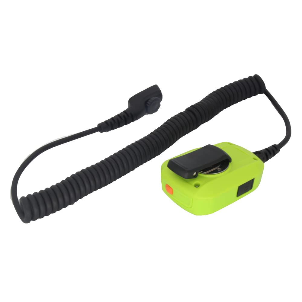 Hytera HYT PD702 PD700 PD700G PD780 PD780G PD780GM Walkie Talkie PTT Two-Way Radio Handheld Microphone - Green | Durable & Clear Communication for Security, Construction & Outdoor Adventures