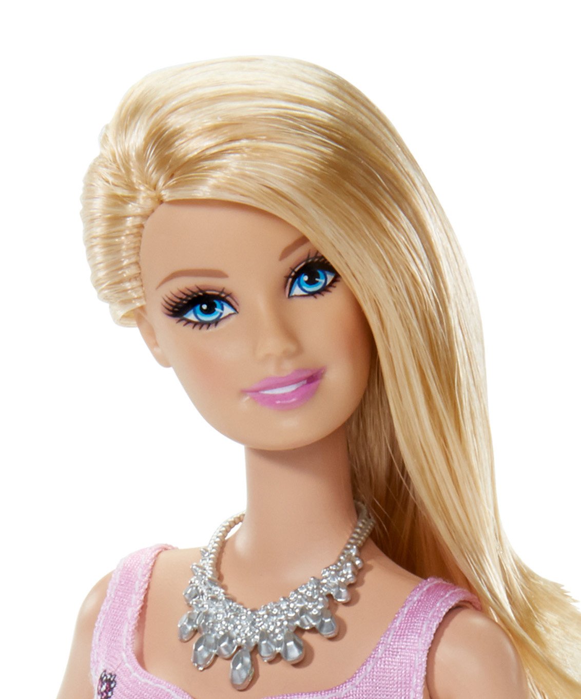 Barbie Fashionista Doll in Pink Dress for Girls Play