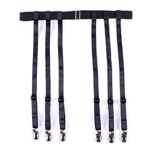 6 Long Straps With Suspender Clips