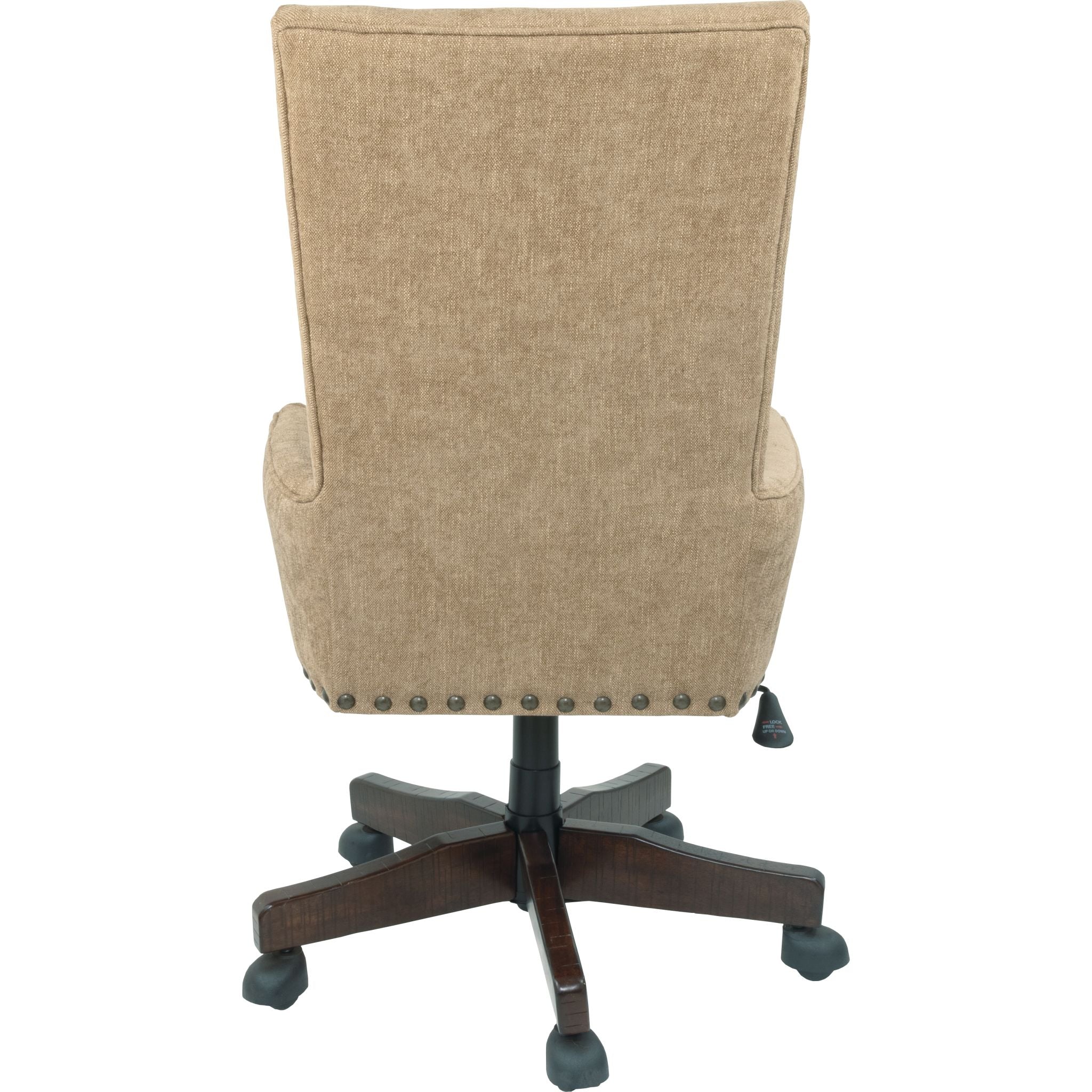 Baldridge Ergonomic Office Chair - Light Brown Leather Executive Desk Chair for Home & Office Comfort - Perfect for Long Work Hours & Gaming Sessions