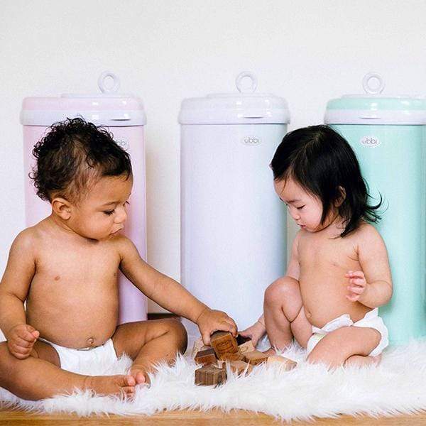 Ubbi Diaper Pail - Odor-Containing Baby Diaper Disposal System for Nursery & Changing Stations - Perfect for Newborns & Toddlers