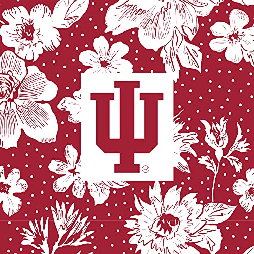 Indiana University Cardinal/White Rain Garden - Recycled Cotton