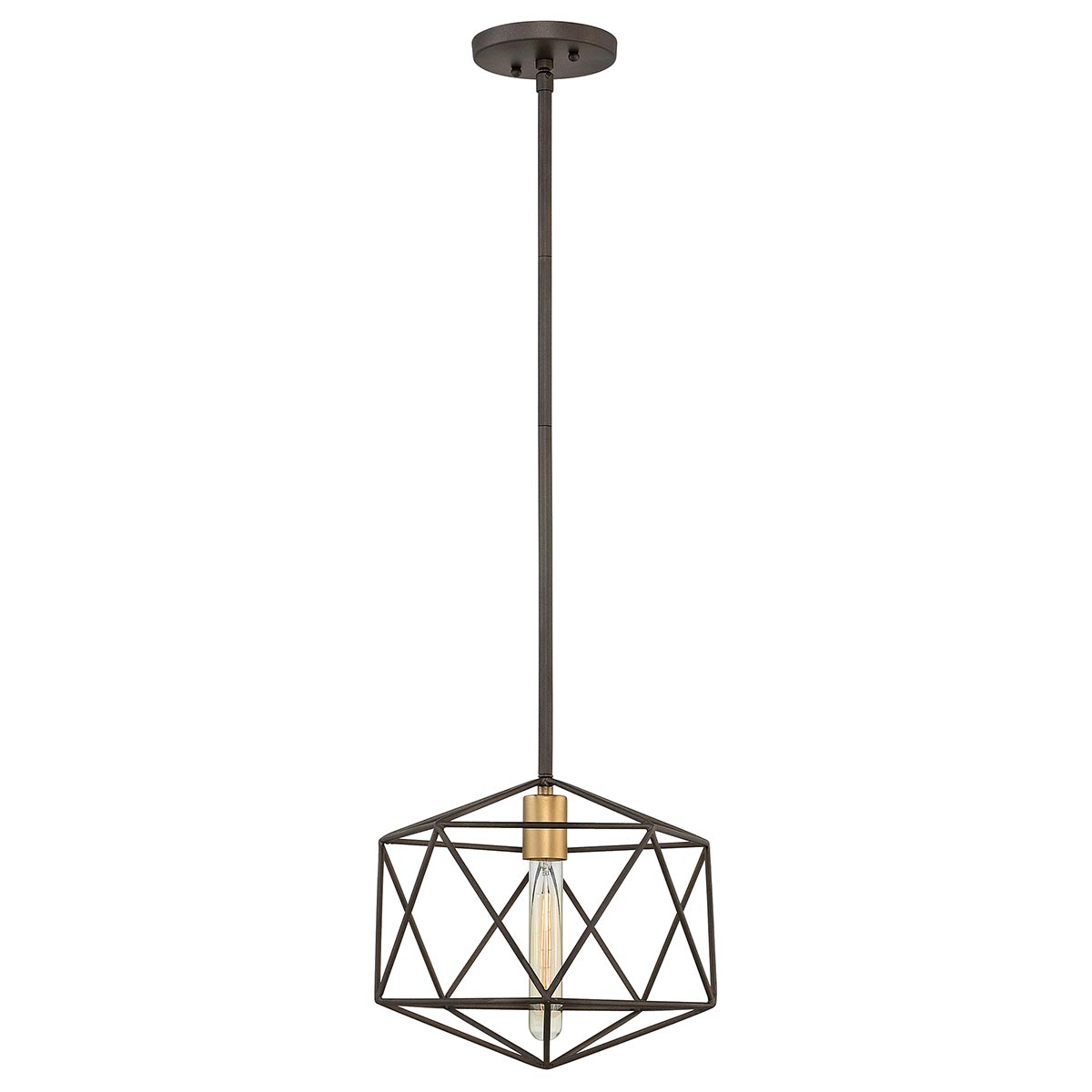 Astrid 1Lt Mini Pendant Light - Modern Small Hanging Fixture for Kitchen Island, Dining Room & Bedroom Decor